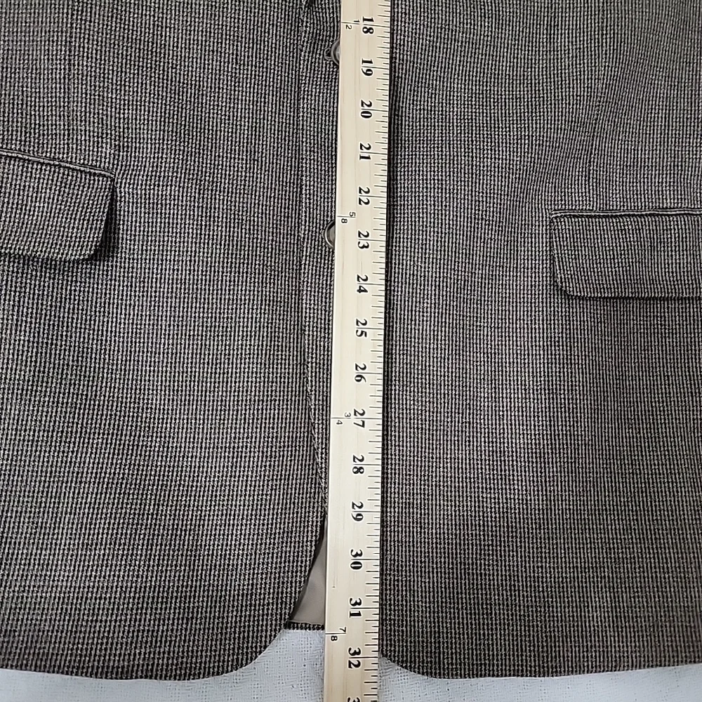 New Saddlebred Brown Blazer with Classic Fit 100% Lambswool 48R Sport Coat NWOT